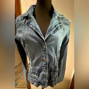 Denim Blue Jean Jacket YNI ❤️Jeans Ladies Junior Size Small